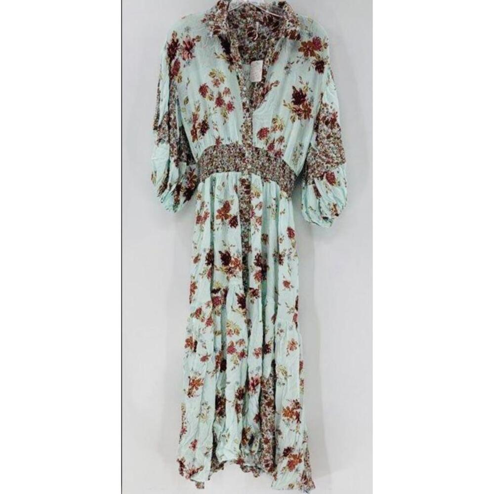 NWT Free People Prairie Floral Maxi Dress size XS - Picture 5 of 9